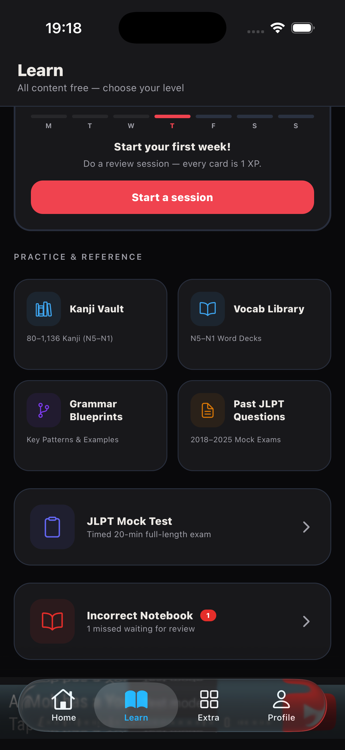 NihonGyan Learn · dark